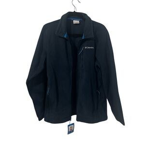 Columbia Collegiate Navy Blue Full Zip Fleece Jacket Men’s Size Medium NWT